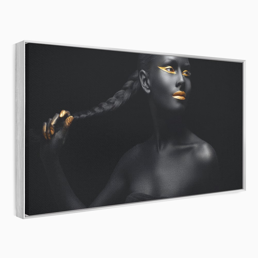 Tablou Canvas Premium LuxCanva® C1084, Frumusetea Femeii , Inspirational, Frumusete, Fata, Living Room, Bedroom, Relaxare, Culori Vibrante