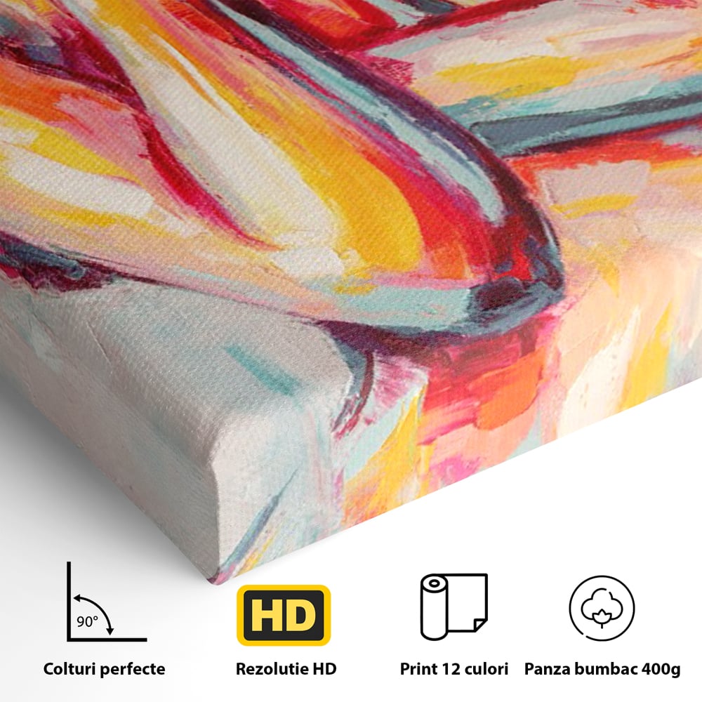 Leinwandbilder Premium LuxCanva® C1086, Frau Akt Abstrakt Abstrakt , Abstrakt, Abstrakt, Frau, Akt, Wohnzimmer, Schlafzimmer, Entspannend, Lebendige Farben