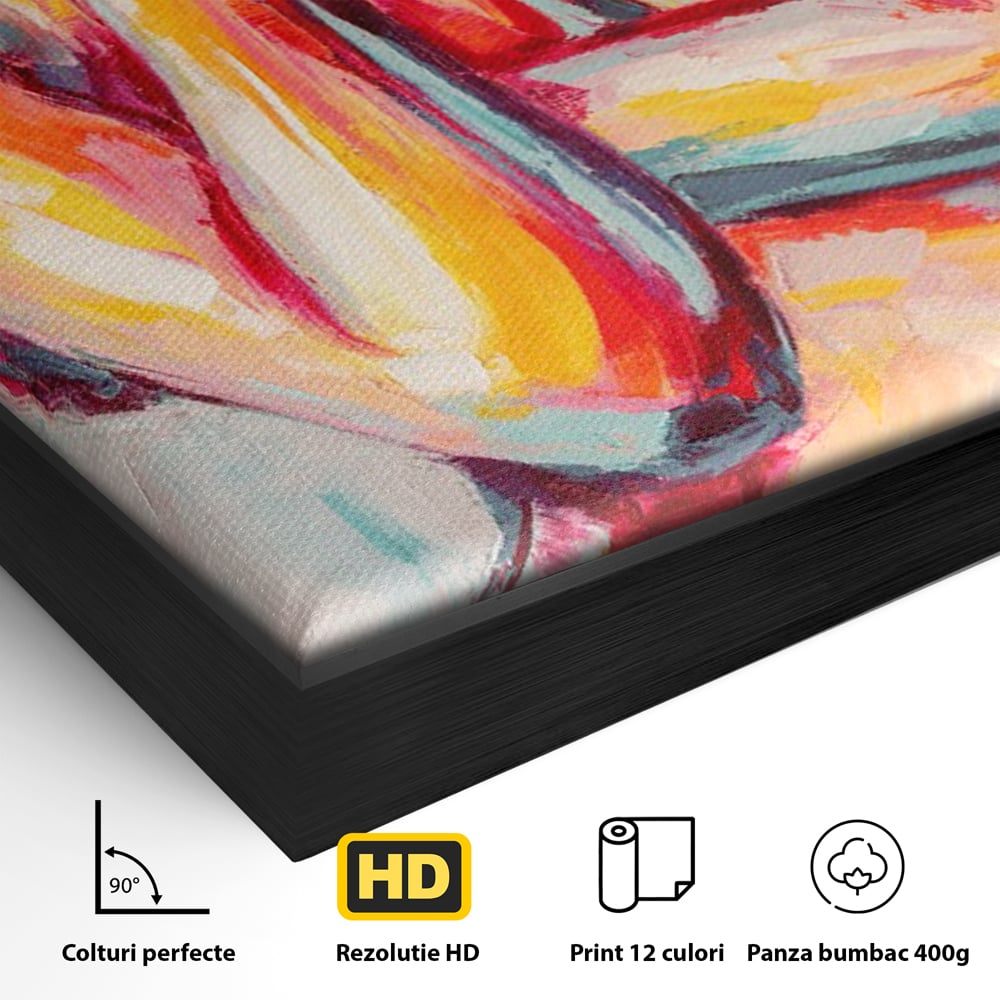 Leinwandbilder Premium LuxCanva® C1086, Frau Akt Abstrakt Abstrakt , Abstrakt, Abstrakt, Frau, Akt, Wohnzimmer, Schlafzimmer, Entspannend, Lebendige Farben