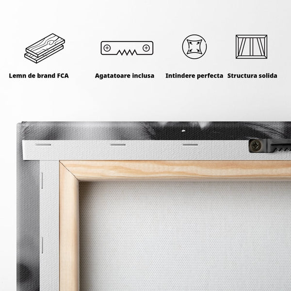 Tablou Canvas Premium LuxCanva® C1087, Privire Stralucitoare , Stralucitoare, Femeie, Privire, Living Room, Bedroom, Relaxare, Culori Vibrante