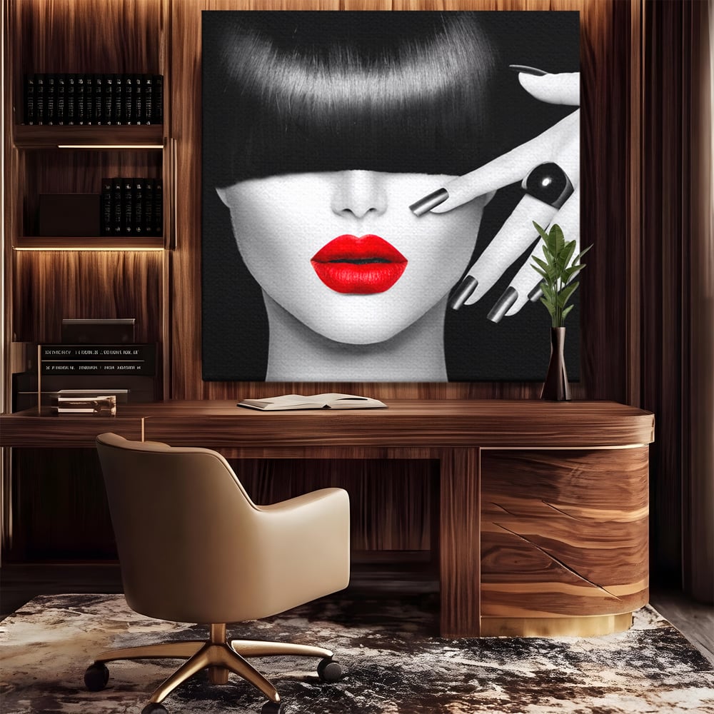 Tablou Canvas Premium LuxCanva® C1089, Fashion Diva , Fashion, Femeie, Privire, Living Room, Bedroom, Relaxare, Culori Vibrante