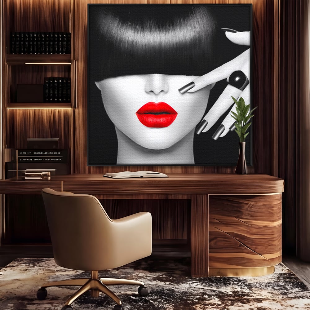 Tablou Canvas Premium LuxCanva® C1089, Fashion Diva , Fashion, Femeie, Privire, Living Room, Bedroom, Relaxare, Culori Vibrante