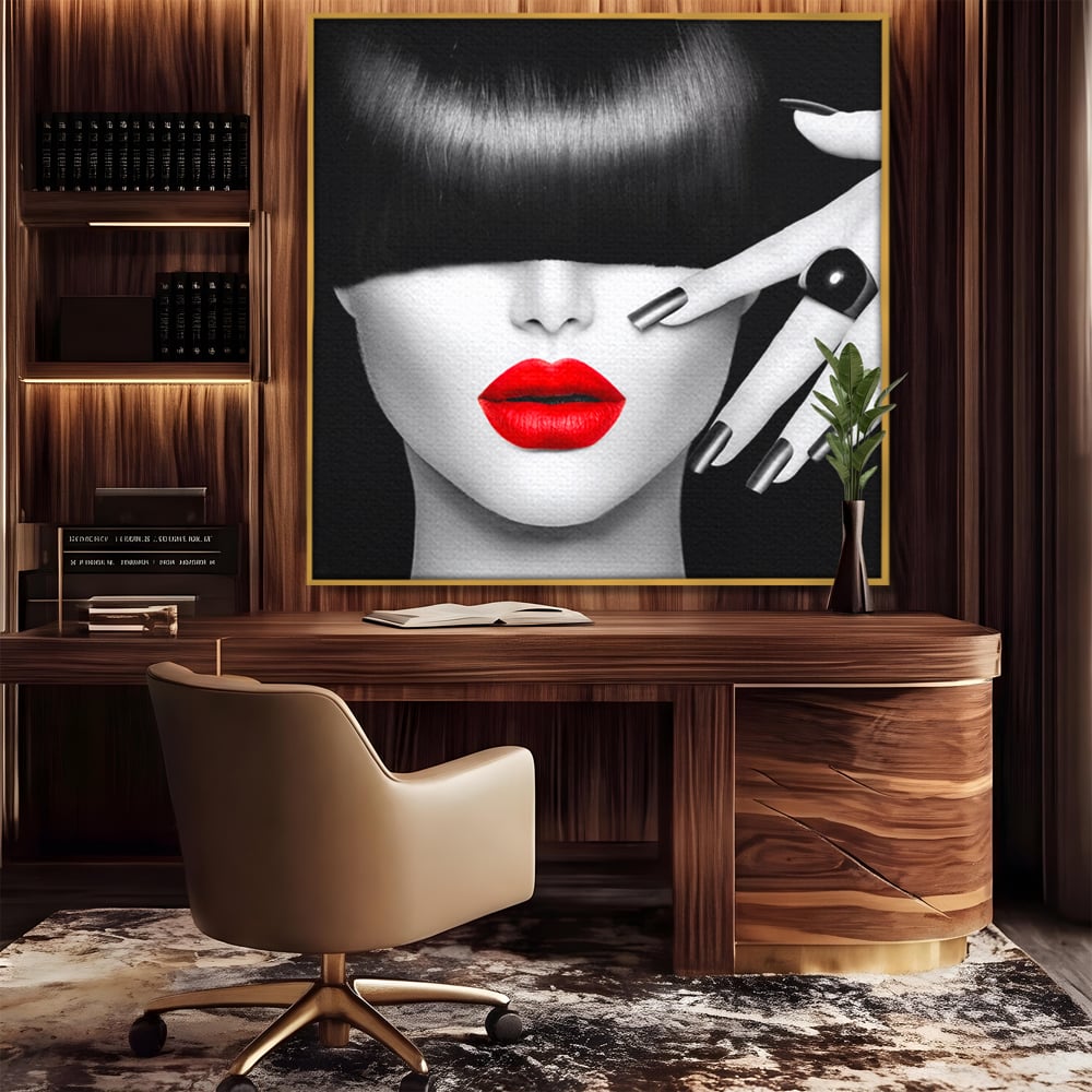 Tablou Canvas Premium LuxCanva® C1089, Fashion Diva , Fashion, Femeie, Privire, Living Room, Bedroom, Relaxare, Culori Vibrante