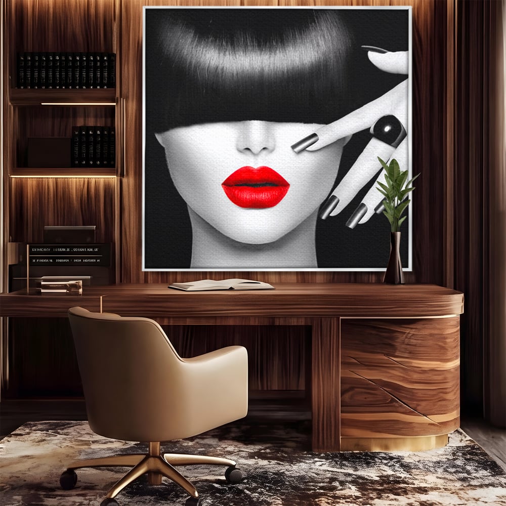 Tablou Canvas Premium LuxCanva® C1089, Fashion Diva , Fashion, Femeie, Privire, Living Room, Bedroom, Relaxare, Culori Vibrante