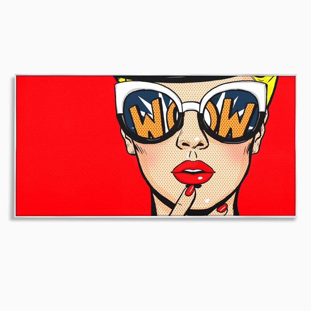 Leinwand Wandkunst Premium LuxCanva® C1095, Pop-Art-Gemälde, Frau, schön, Wohnzimmer, Schlafzimmer, entspannend, lebendige Farben