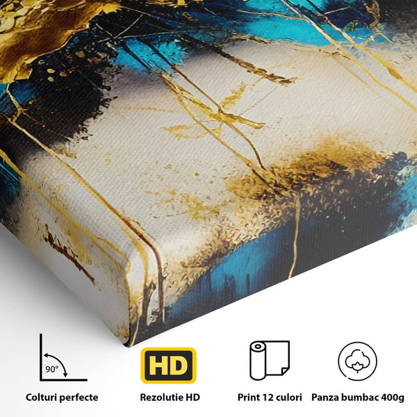 Tablou Canvas Premium LuxCanva® C1097, Abstract Marble ,  Marble, Abstract, Living Room, Bedroom, Relaxare, Culori Vibrante