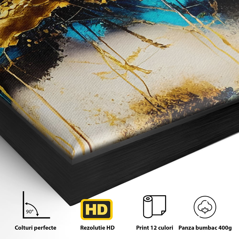 Tablou Canvas Premium LuxCanva® C1097, Abstract Marble ,  Marble, Abstract, Living Room, Bedroom, Relaxare, Culori Vibrante
