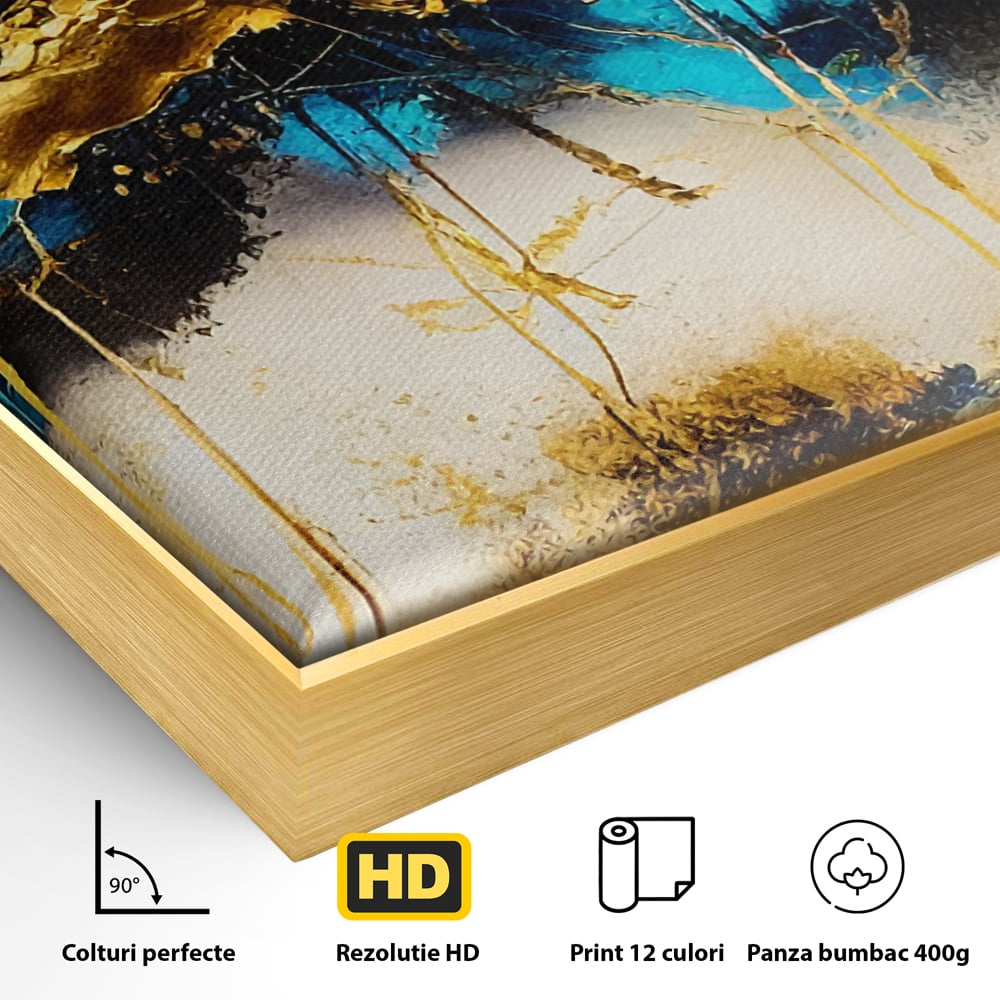 Tablou Canvas Premium LuxCanva® C1097, Abstract Marble ,  Marble, Abstract, Living Room, Bedroom, Relaxare, Culori Vibrante
