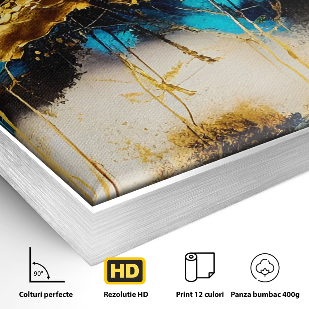 Tablou Canvas Premium LuxCanva® C1097, Abstract Marble ,  Marble, Abstract, Living Room, Bedroom, Relaxare, Culori Vibrante