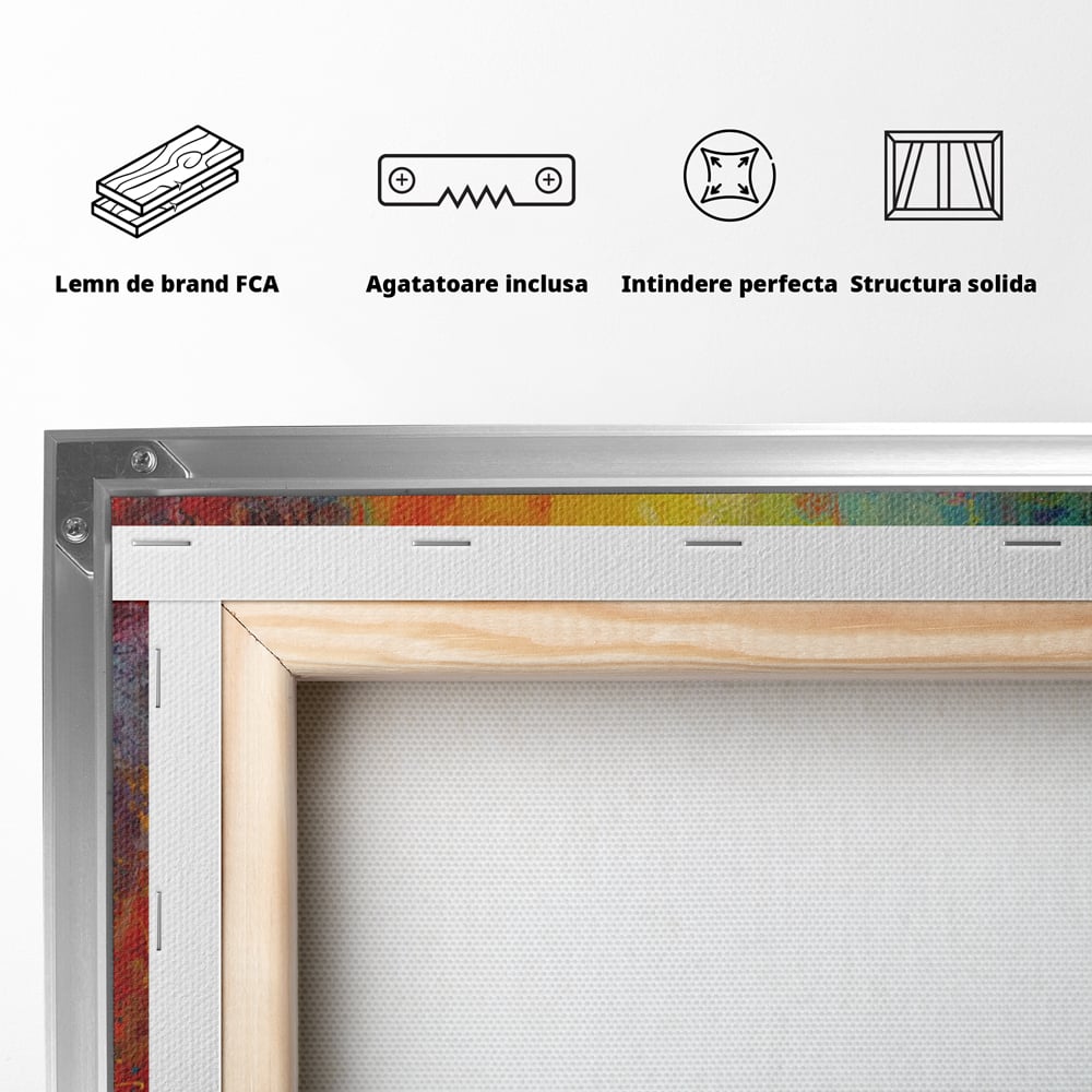 Leinwandbilder Premium LuxCanva® C1101, Bunter Schmetterling , Farben, Schmetterling, Wohnzimmer, Schlafzimmer, Entspannend, Lebendige Farben