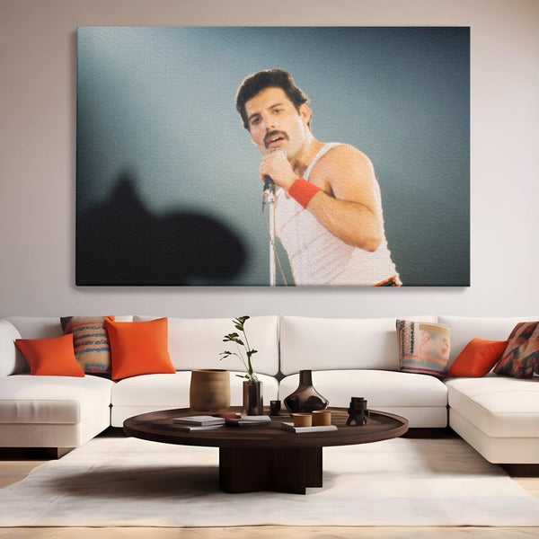 Tablou Canvas Premium LuxCanva® C1102, The King Freddie ,  Culori, Fluture, Living Room, Bar, Relaxare, Culori Vibrante