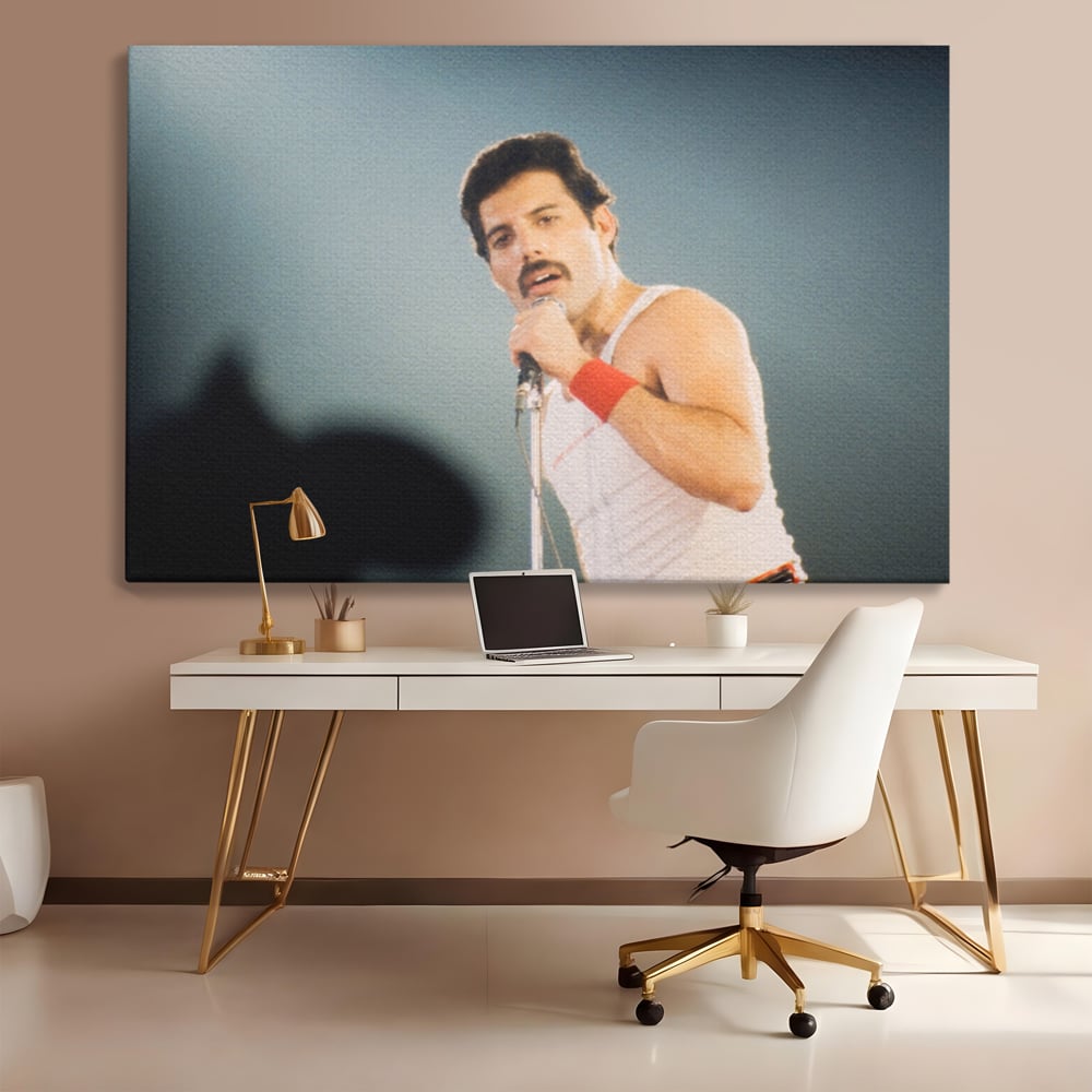 Tablou Canvas Premium LuxCanva® C1102, The King Freddie ,  Culori, Fluture, Living Room, Bar, Relaxare, Culori Vibrante