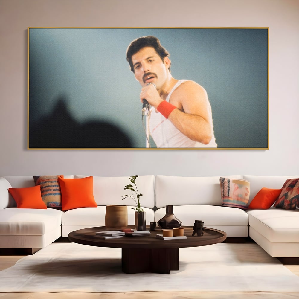 Tablou Canvas Premium LuxCanva® C1102, The King Freddie ,  Culori, Fluture, Living Room, Bar, Relaxare, Culori Vibrante