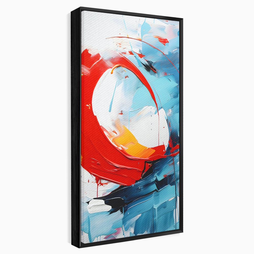 Tablou Canvas Premium LuxCanva® C1103, Tablou Abstract , Culori, Abstract, Living Room, Bedroom, Relaxare, Culori Vibrante