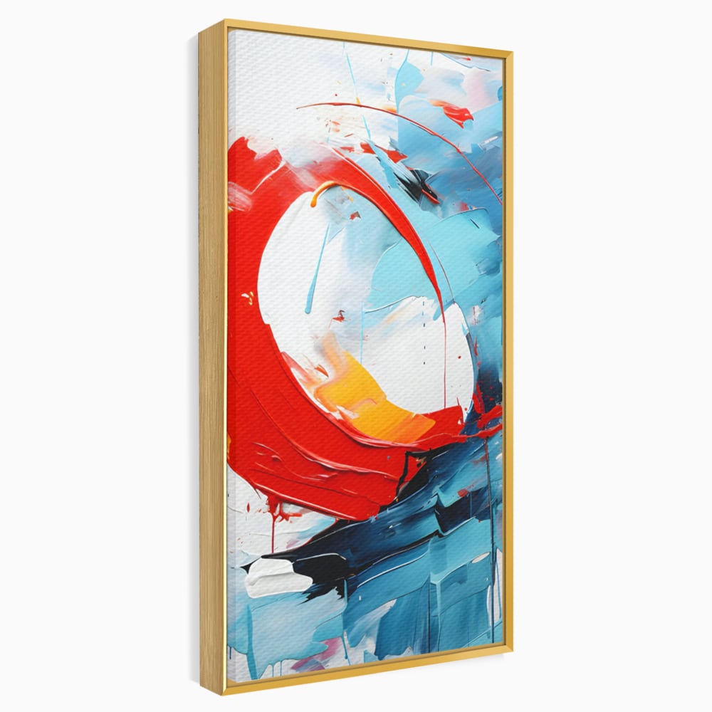 Tablou Canvas Premium LuxCanva® C1103, Tablou Abstract , Culori, Abstract, Living Room, Bedroom, Relaxare, Culori Vibrante