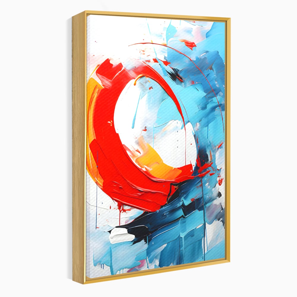 Tablou Canvas Premium LuxCanva® C1103, Tablou Abstract , Culori, Abstract, Living Room, Bedroom, Relaxare, Culori Vibrante