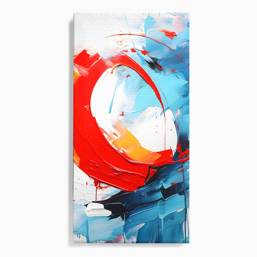 Tablou Canvas Premium LuxCanva® C1103, Tablou Abstract , Culori, Abstract, Living Room, Bedroom, Relaxare, Culori Vibrante