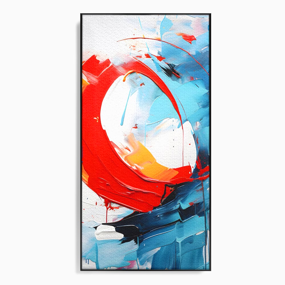 Tablou Canvas Premium LuxCanva® C1103, Tablou Abstract , Culori, Abstract, Living Room, Bedroom, Relaxare, Culori Vibrante