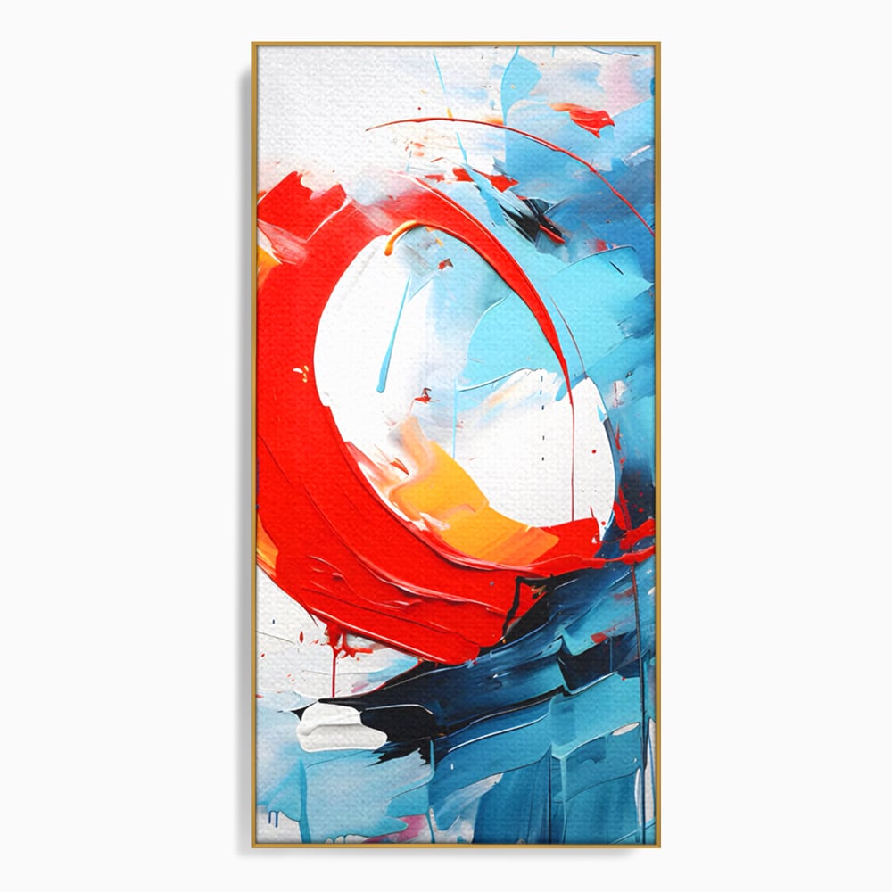 Tablou Canvas Premium LuxCanva® C1103, Tablou Abstract , Culori, Abstract, Living Room, Bedroom, Relaxare, Culori Vibrante