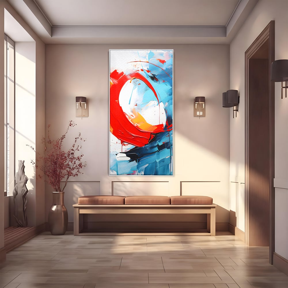 Tablou Canvas Premium LuxCanva® C1103, Tablou Abstract , Culori, Abstract, Living Room, Bedroom, Relaxare, Culori Vibrante