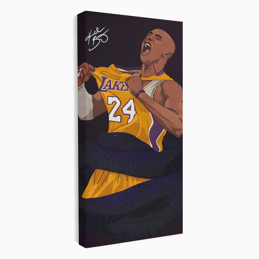 Tablou Canvas Premium LuxCanva® C1105, The Legend Kobe Bryant , Culori, Kobe Bryant, Legenda, Game Room, Relaxare, Culori Vibrante