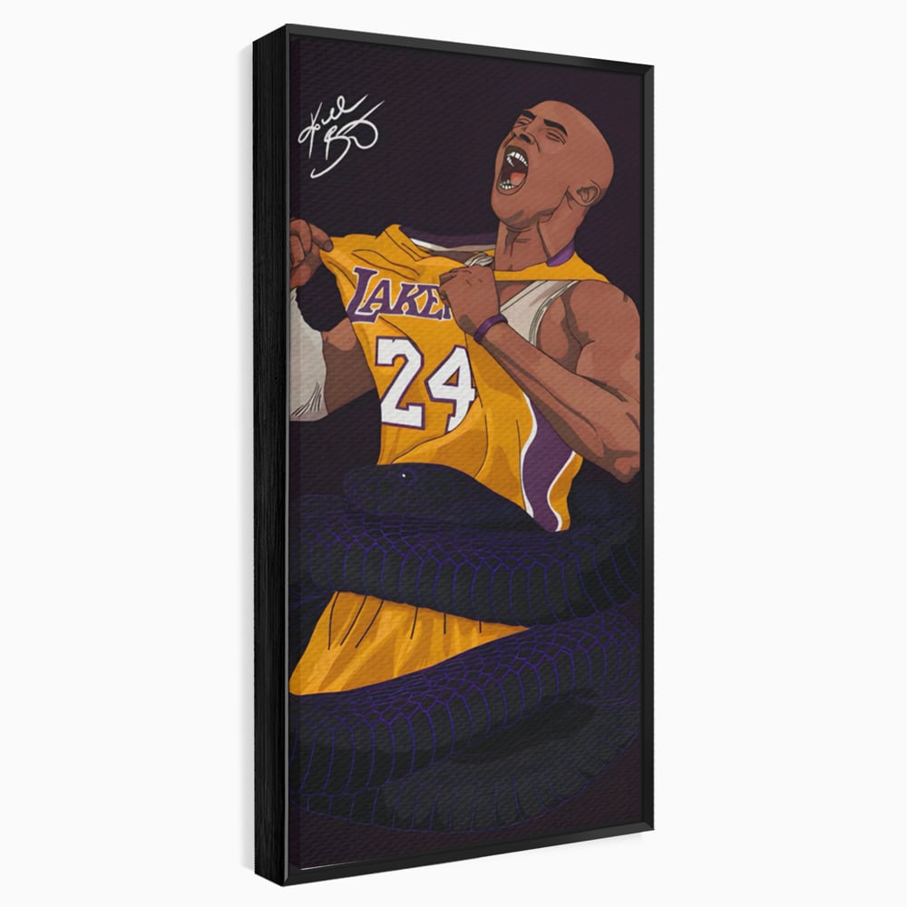 Tablou Canvas Premium LuxCanva® C1105, The Legend Kobe Bryant , Culori, Kobe Bryant, Legenda, Game Room, Relaxare, Culori Vibrante