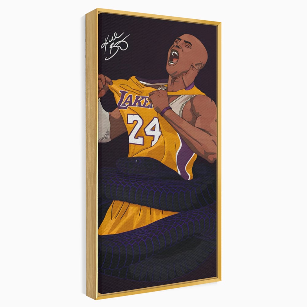 Tablou Canvas Premium LuxCanva® C1105, The Legend Kobe Bryant , Culori, Kobe Bryant, Legenda, Game Room, Relaxare, Culori Vibrante