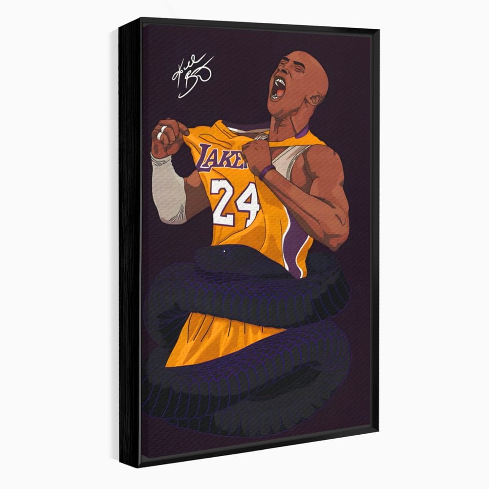 Tablou Canvas Premium LuxCanva® C1105, The Legend Kobe Bryant , Culori, Kobe Bryant, Legenda, Game Room, Relaxare, Culori Vibrante