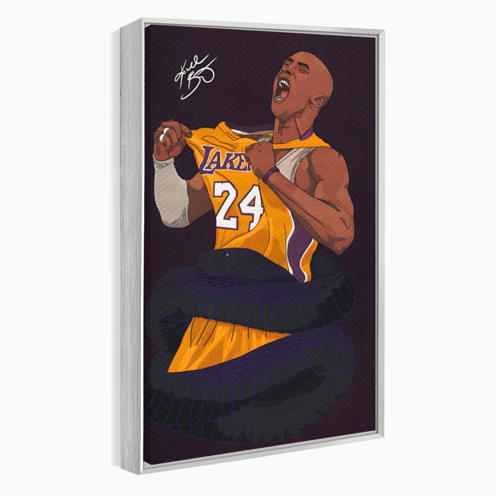 Tablou Canvas Premium LuxCanva® C1105, The Legend Kobe Bryant , Culori, Kobe Bryant, Legenda, Game Room, Relaxare, Culori Vibrante
