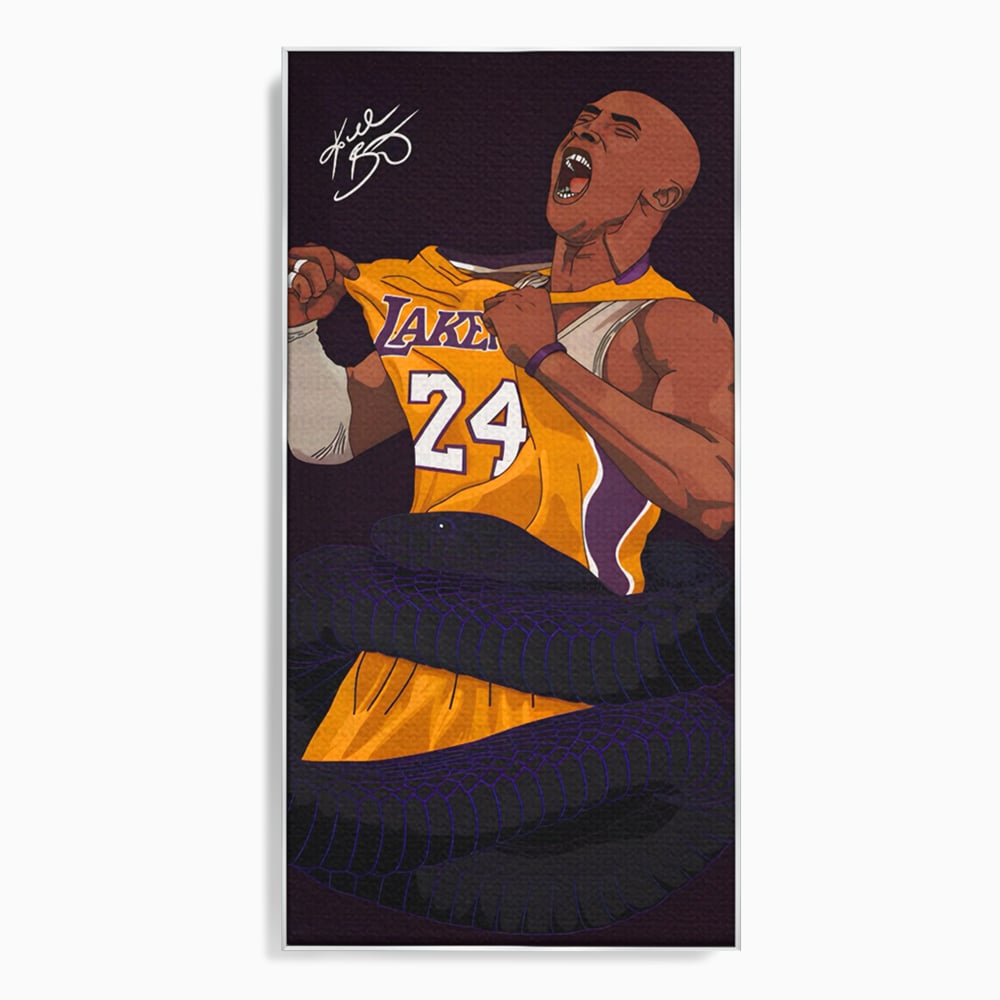 Tablou Canvas Premium LuxCanva® C1105, The Legend Kobe Bryant , Culori, Kobe Bryant, Legenda, Game Room, Relaxare, Culori Vibrante