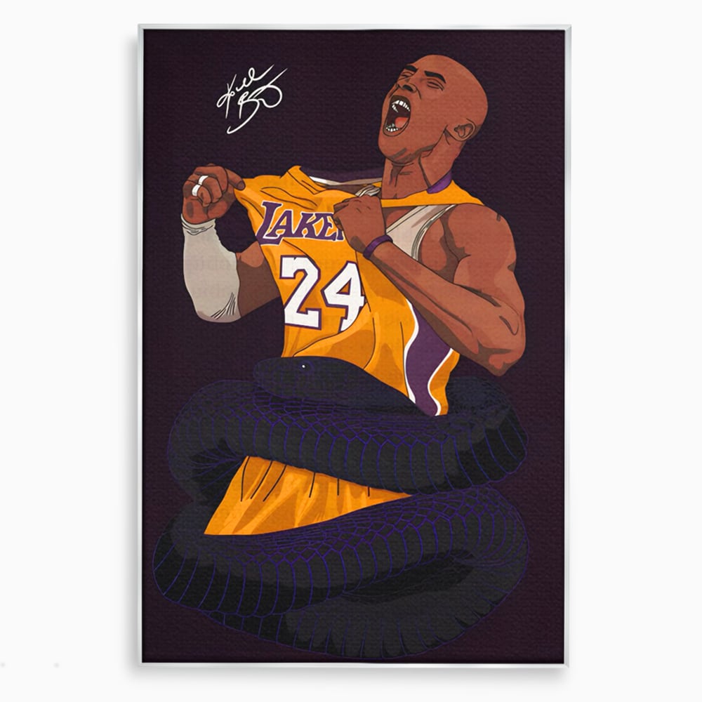 Tablou Canvas Premium LuxCanva® C1105, The Legend Kobe Bryant , Culori, Kobe Bryant, Legenda, Game Room, Relaxare, Culori Vibrante