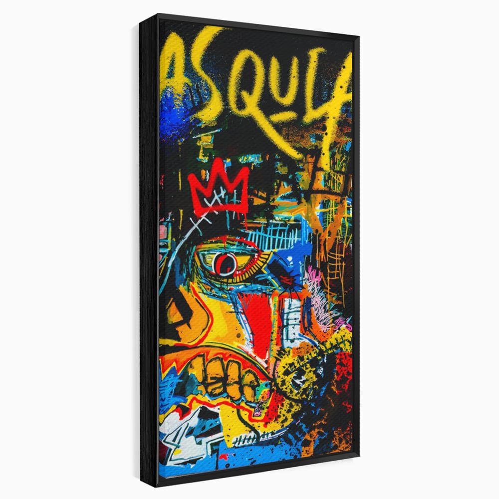Tablou Canvas Premium LuxCanva® C1106, Pop Art Painting , Culori, Pop Art, Face, Abstract, Game Room, Relaxare, Culori Vibrante