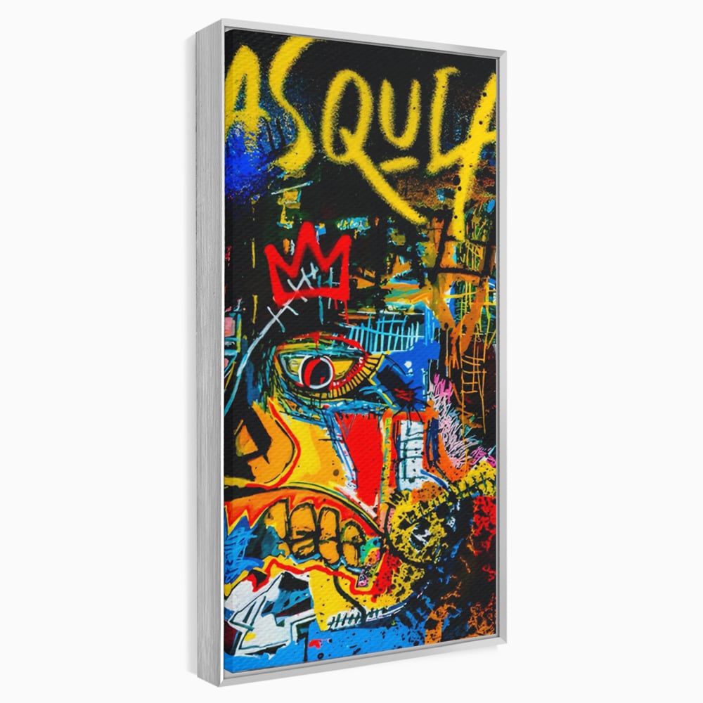Tablou Canvas Premium LuxCanva® C1106, Pop Art Painting , Culori, Pop Art, Face, Abstract, Game Room, Relaxare, Culori Vibrante