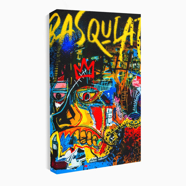 Tablou Canvas Premium LuxCanva® C1106, Pop Art Painting , Culori, Pop Art, Face, Abstract, Game Room, Relaxare, Culori Vibrante