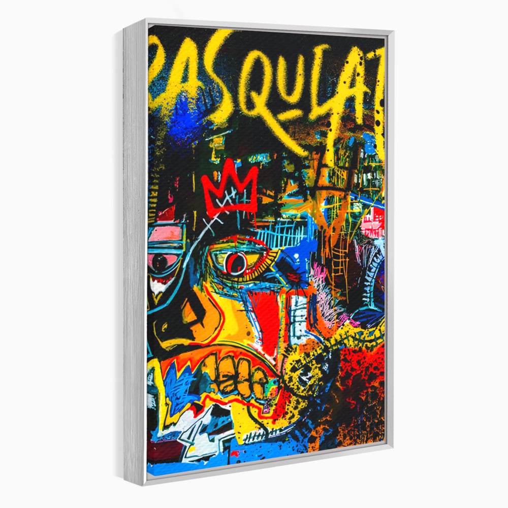 Tablou Canvas Premium LuxCanva® C1106, Pop Art Painting , Culori, Pop Art, Face, Abstract, Game Room, Relaxare, Culori Vibrante
