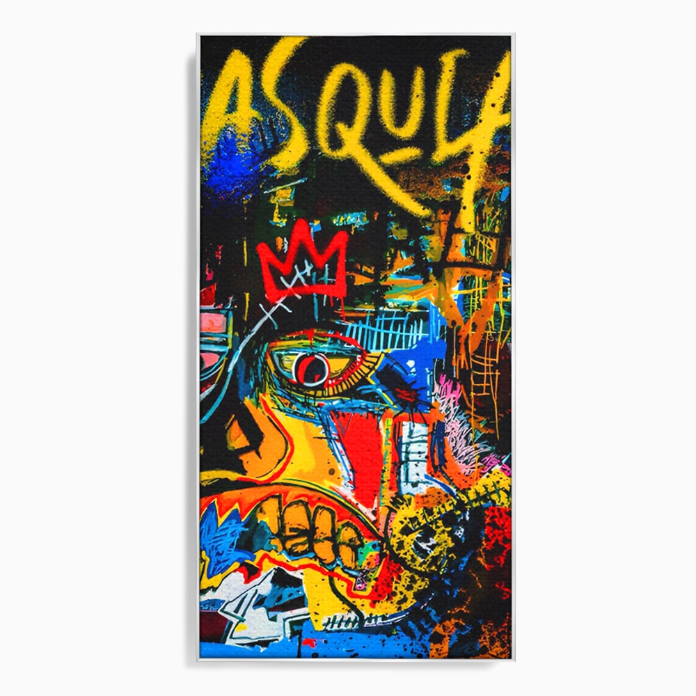 Tablou Canvas Premium LuxCanva® C1106, Pop Art Painting , Culori, Pop Art, Face, Abstract, Game Room, Relaxare, Culori Vibrante