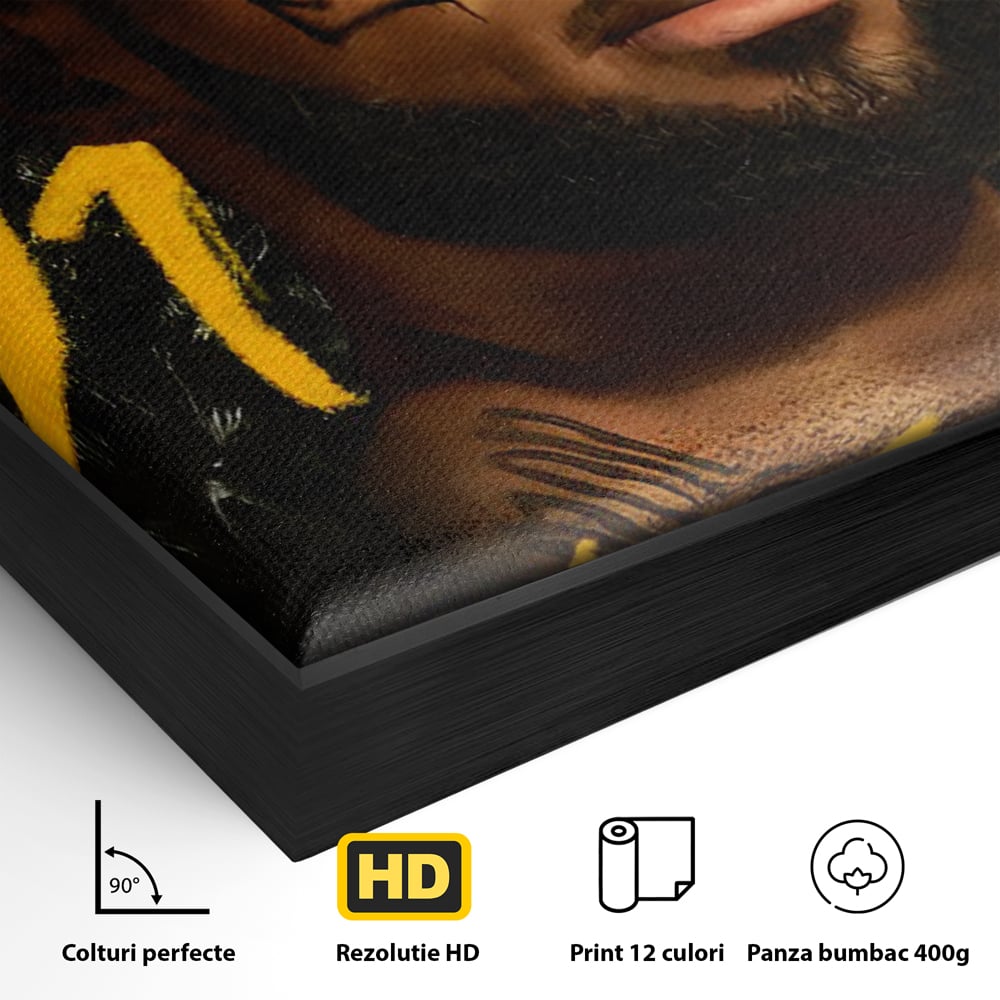 Tablou Canvas Premium LuxCanva® C1108, Lebron James , Culori, Basketball, Lebron, Game Room, Bar, Relaxare, Culori Vibrante