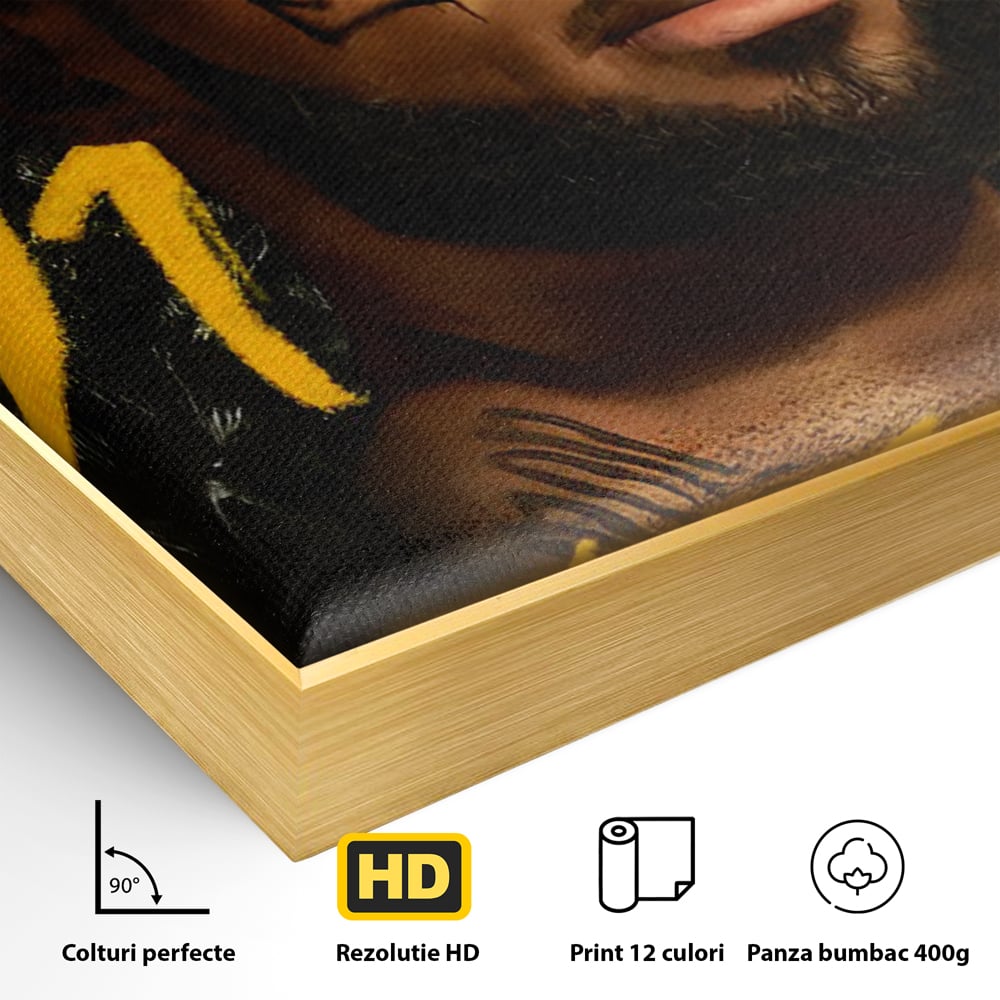 Tablou Canvas Premium LuxCanva® C1108, Lebron James , Culori, Basketball, Lebron, Game Room, Bar, Relaxare, Culori Vibrante