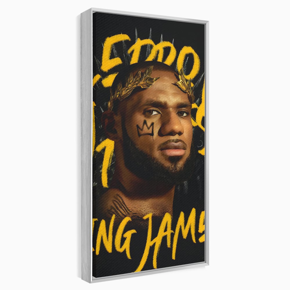Tablou Canvas Premium LuxCanva® C1108, Lebron James , Culori, Basketball, Lebron, Game Room, Bar, Relaxare, Culori Vibrante
