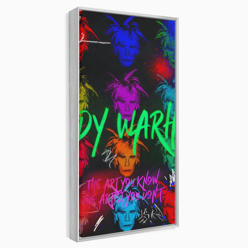 Tablou Canvas Premium LuxCanva® C1112, Painting Of Andy Warhol , Culori, Artist, Andy Warhol, Painting, Living Room, Office, Relaxare, Culori Vibrante