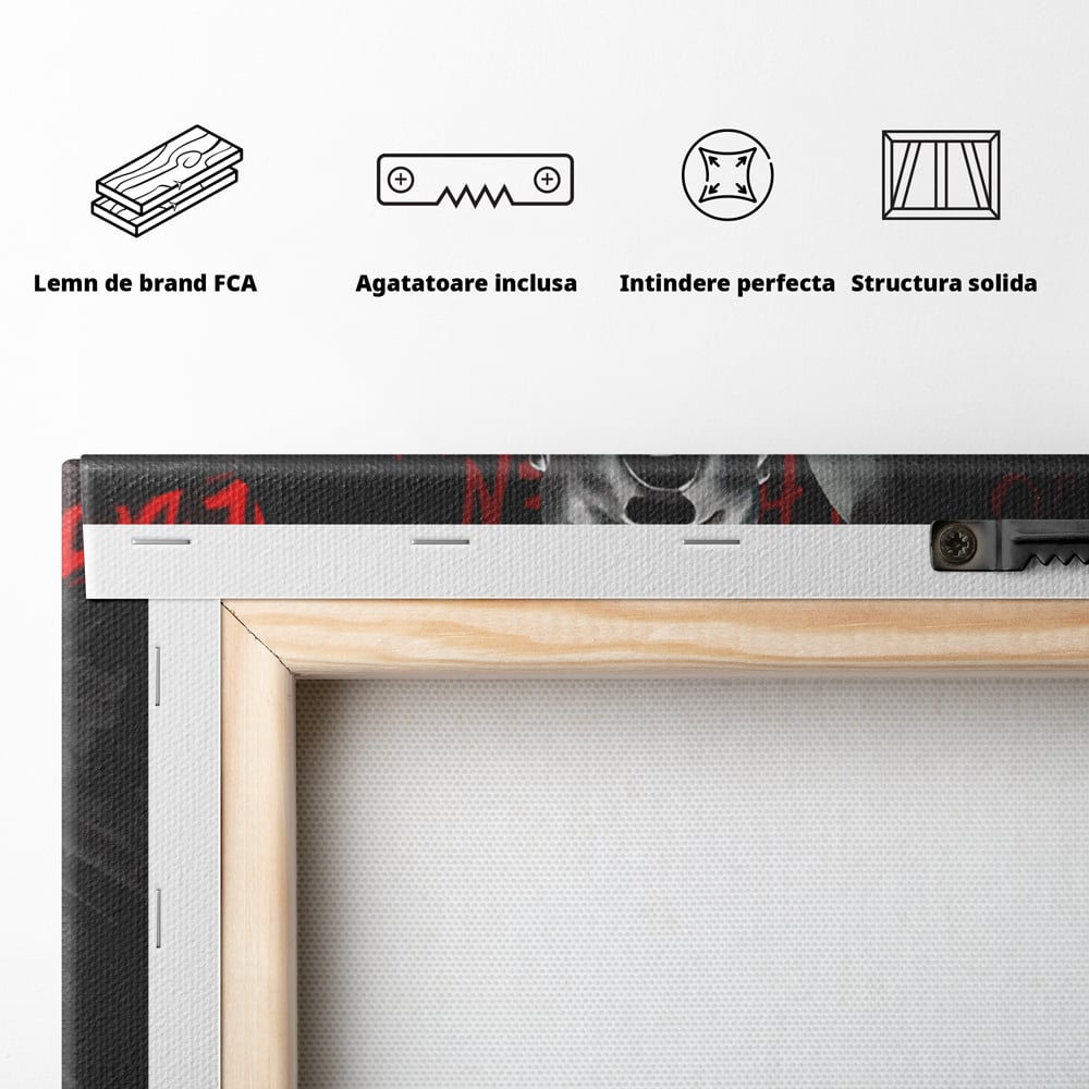 Leinwand Premium Canvas Wandkunst, LuxCanva® C1117, Der große Michael Jordan, Farben, Jordan, GOAT, Spielzimmer, Bar, entspannend, lebendige Farben