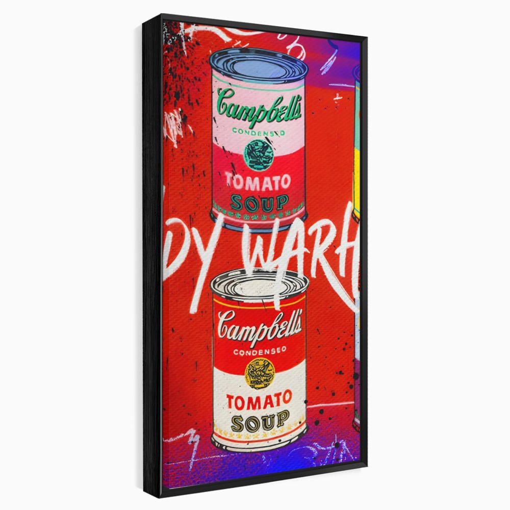 Tablou Canvas Premium LuxCanva® C1119, Painting Of Andy Warhol , Culori, Warhol, Paint, Different, Game Room, Bar, Relaxare, Culori Vibrante