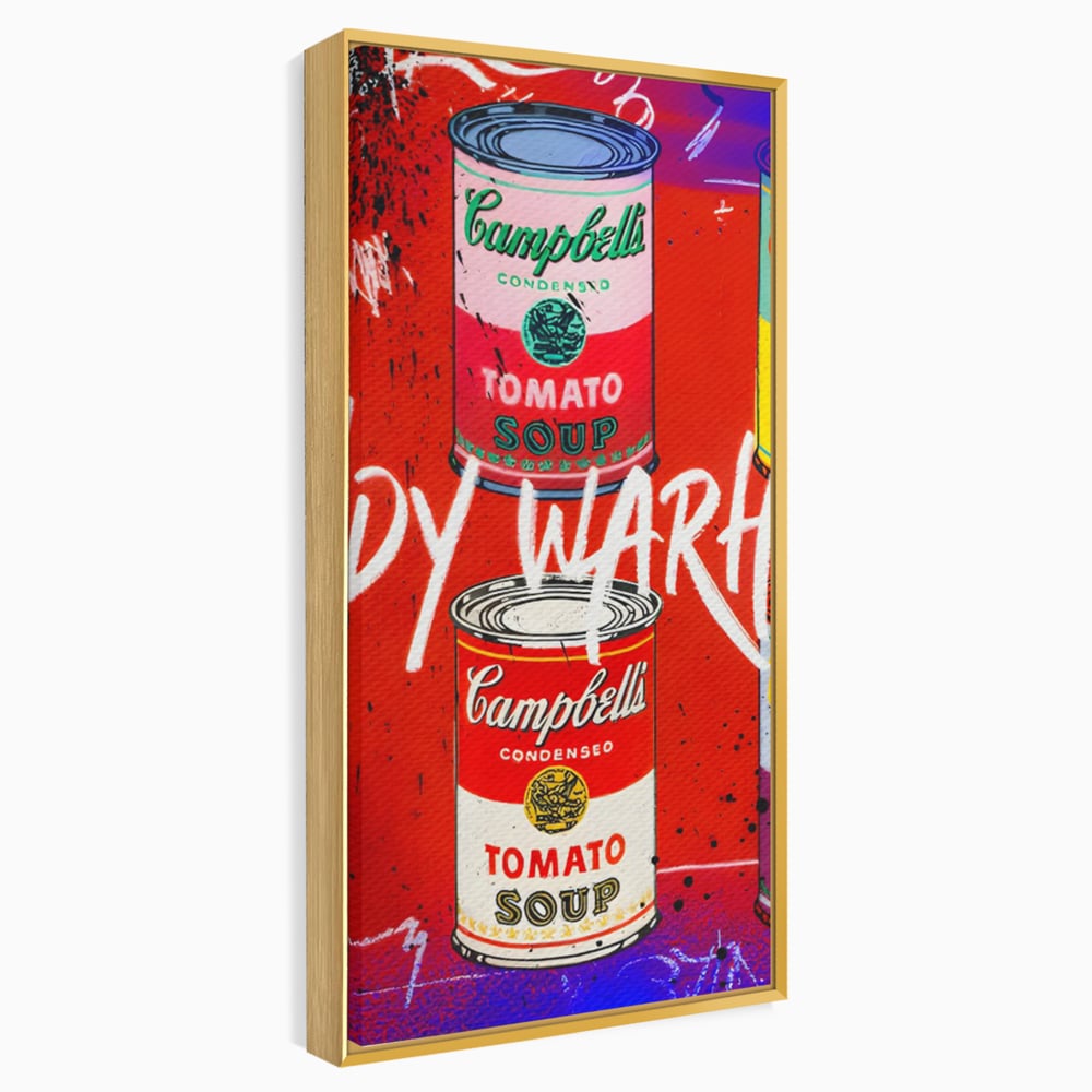Tablou Canvas Premium LuxCanva® C1119, Painting Of Andy Warhol , Culori, Warhol, Paint, Different, Game Room, Bar, Relaxare, Culori Vibrante