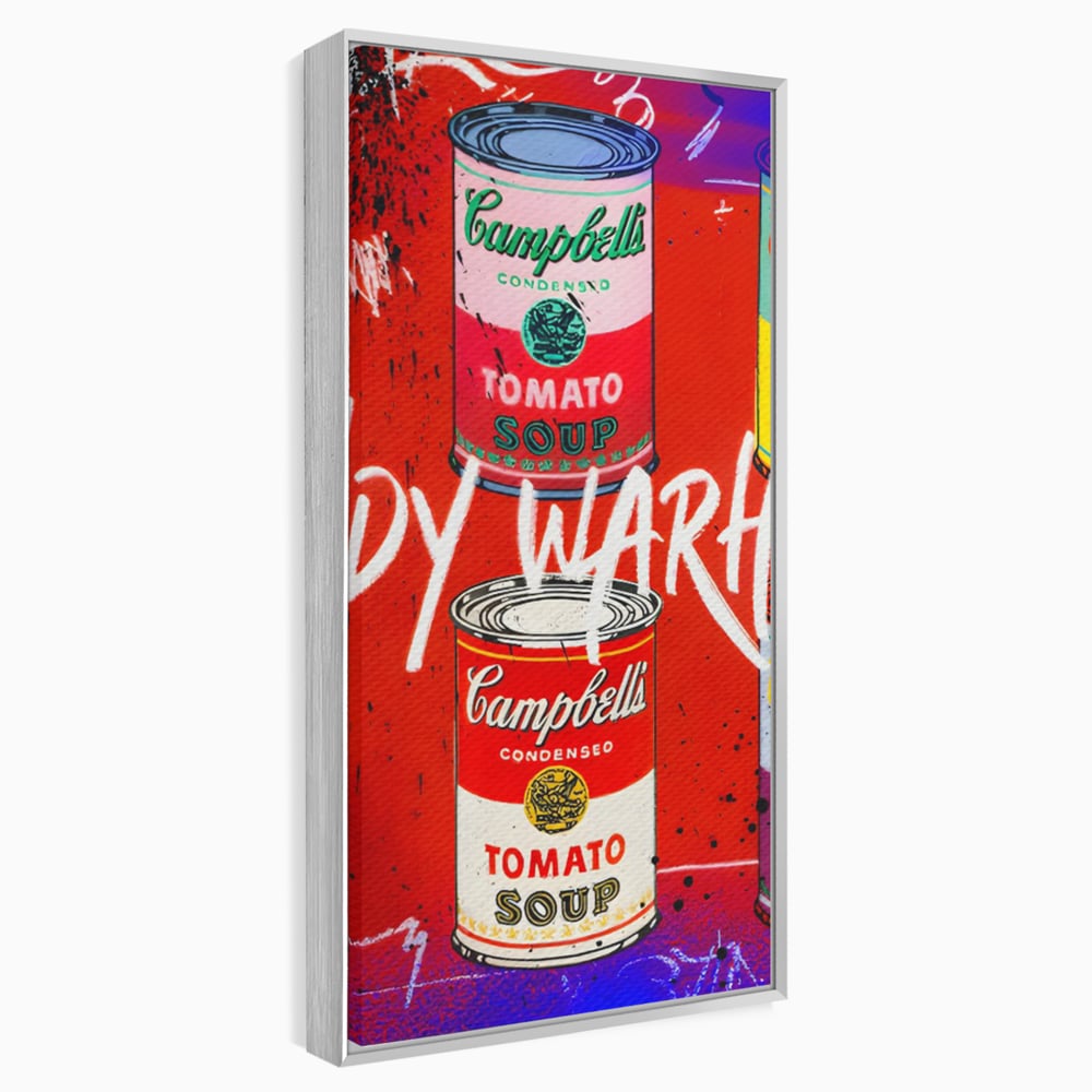 Tablou Canvas Premium LuxCanva® C1119, Painting Of Andy Warhol , Culori, Warhol, Paint, Different, Game Room, Bar, Relaxare, Culori Vibrante