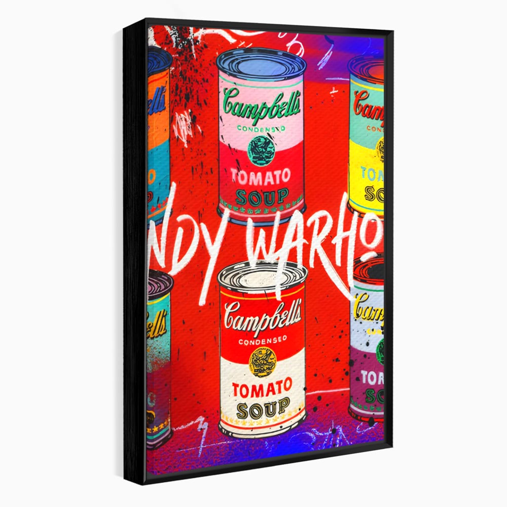 Tablou Canvas Premium LuxCanva® C1119, Painting Of Andy Warhol , Culori, Warhol, Paint, Different, Game Room, Bar, Relaxare, Culori Vibrante