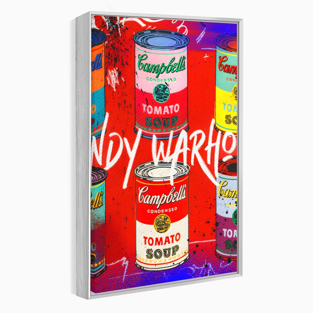 Tablou Canvas Premium LuxCanva® C1119, Painting Of Andy Warhol , Culori, Warhol, Paint, Different, Game Room, Bar, Relaxare, Culori Vibrante