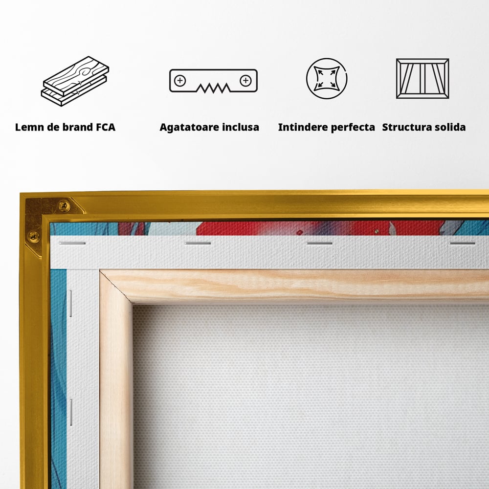 Leinwand Wandkunst Premium LuxCanva® C1122, Beauiful Girl Portrait , Farbe, Mädchen, Ausdruck, schön, Wohnzimmer, Schlafzimmer, entspannend, lebendige Farben