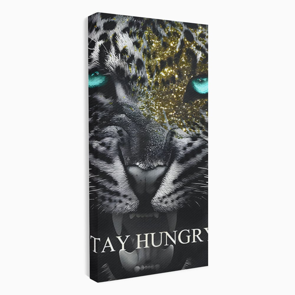 Tablou Canvas Premium LuxCanva® C1125, Scary Lion , Culori, Regele Junglei, Mesaj Motivational, Living Room, Bar, Relaxare, Culori Vibrante