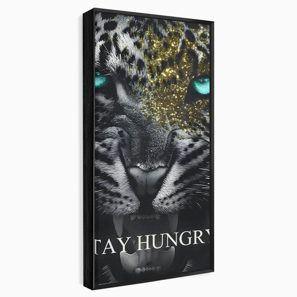 Tablou Canvas Premium LuxCanva® C1125, Scary Lion , Culori, Regele Junglei, Mesaj Motivational, Living Room, Bar, Relaxare, Culori Vibrante