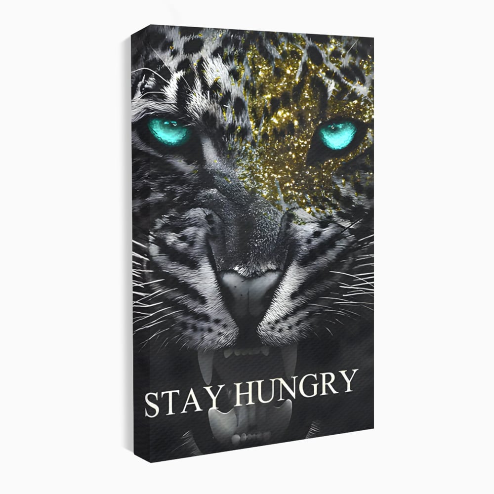 Tablou Canvas Premium LuxCanva® C1125, Scary Lion , Culori, Regele Junglei, Mesaj Motivational, Living Room, Bar, Relaxare, Culori Vibrante